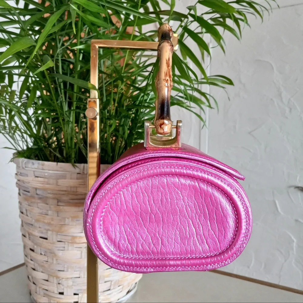 Coblentz Leather, Vintage 1960’s Purse, Made in Italy So cute & leather painted